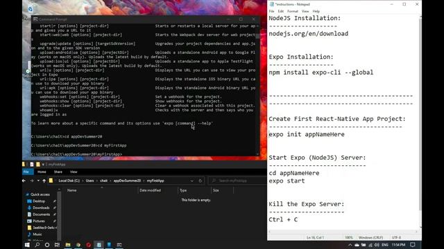 How to Install Expo Tools in Windows - Chaitanya Reddy смотреть онлайн