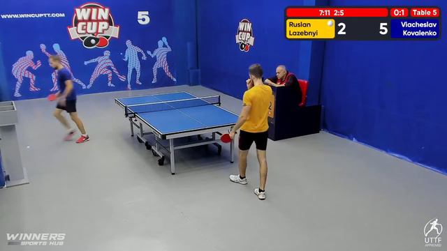 15:00 Ruslan Lazebnyi 0-3 Viacheslav Kovalenko South 4 WIN CUP 02.09.2022 WINCUP | TABLE TENNIS смотреть онлайн