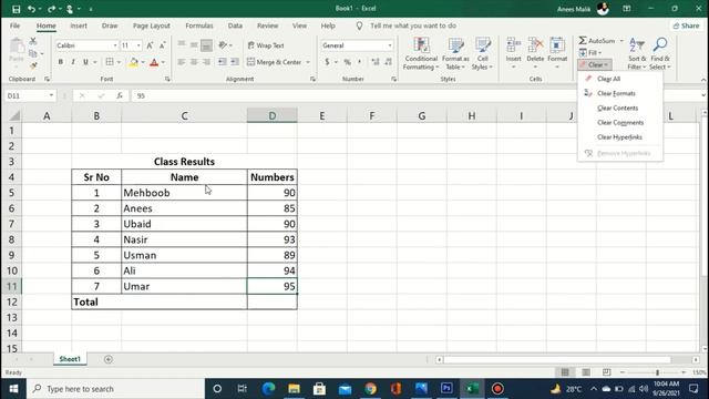 MS Excel for beginners Editing Auto Sum Erase Find Replace urdu/hindi EP-7 смотреть онлайн