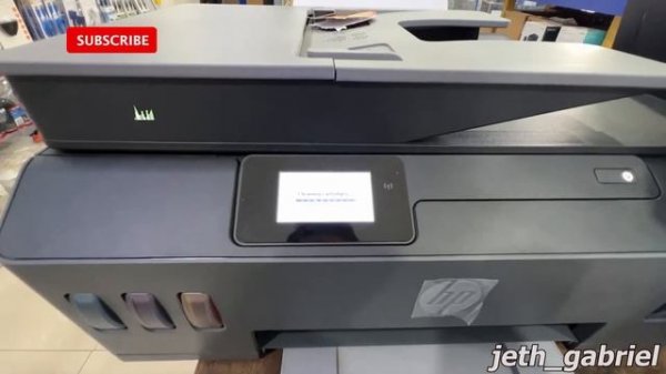 HP Smart Tank 615 cleaning ink black and color