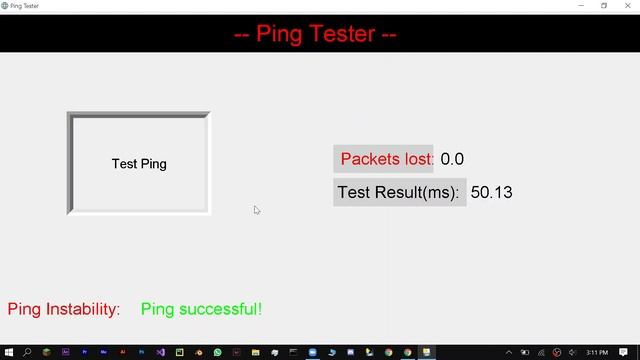 Ping checker made with python and Tkinter смотреть онлайн