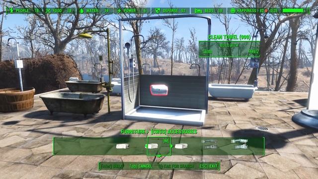 Fallout 4 Mods - CWSS Redux Craftable Working Showers смотреть онлайн