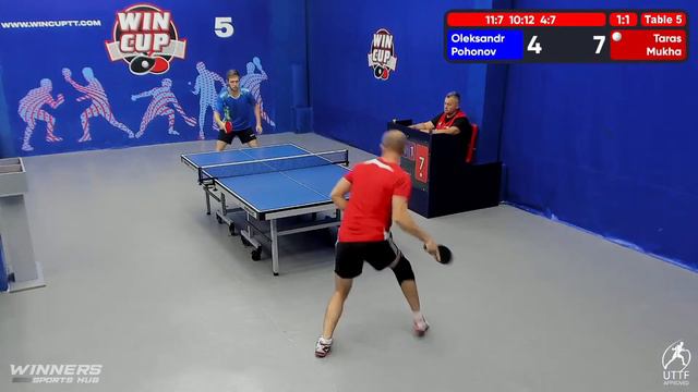 09:00 Погонов Александр  3-2 Муха Тарас    стол 5  ЮГ-2  12.08.22