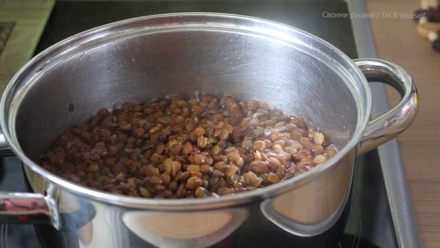 Марокканский салат с чечевицей /Тёплый салат /Linsensalat / Marokkanische Küche