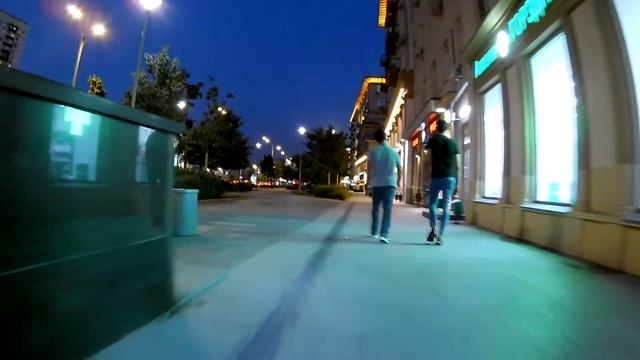 014. Электровелосипед . поздний вечер. Садовое кольцо смотреть онлайн