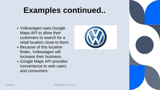 Google Maps API presentation смотреть онлайн