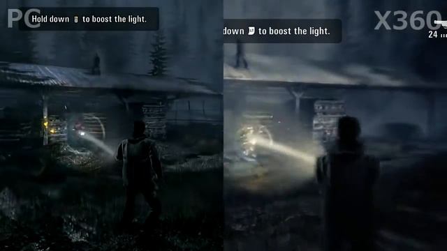 Alan Wake - Видео сравнение ПК vs Xbox 360 смотреть онлайн