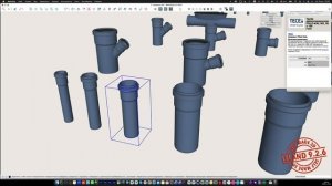SketchUp 2023 - POLO-KAL NG - адаптируем систему канализации под новую версию... SketchUp / баги..