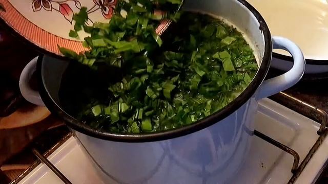 Зеленые щи из щавеля с яйцом смотреть онлайн