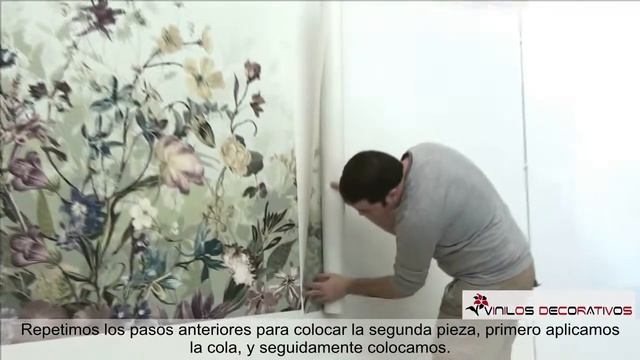 Como colocar un fotomural non woven смотреть онлайн