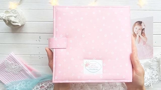 BABY ALBUM minty-pink ? Scrapbook / альбом с шейкером / скрапбукинг смотреть онлайн