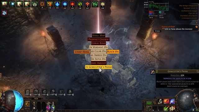 Path of exile #1 DPS Guardian on server!. wave 25-30 simulacrum solo. Loot count 7 rewards wave 30! смотреть онлайн