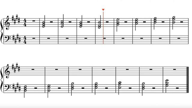 Basic CHORDS in Major Keys with Sharps - Sight-Reading Practice (Piano) смотреть онлайн