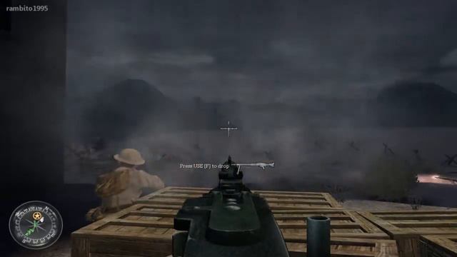 Call of Duty 2 - mission 9 - Holding the Line смотреть онлайн