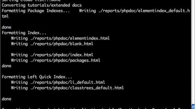 PHPDocumentor example смотреть онлайн