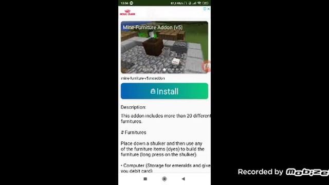Как скачать мод на мебель в майнкрафт на телефон смотреть онлайн