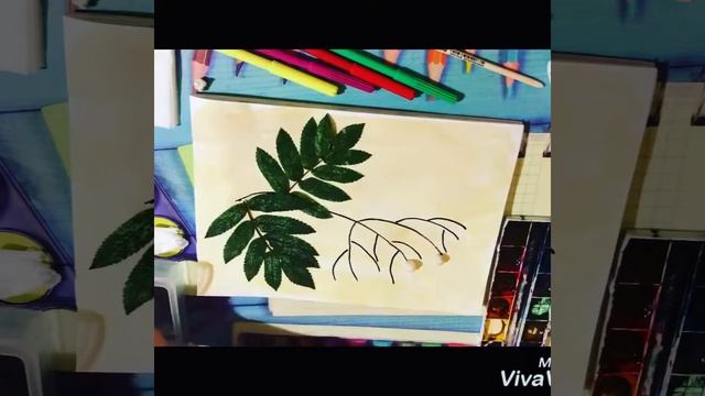 Осенняя аппликация!рябина своими руками!развивашки. смотреть онлайн