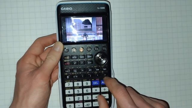Doom on the CASIO fx-CG50 graphing calculator смотреть онлайн