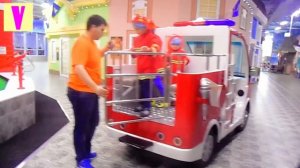 Кидбург Kidburg Детский Город Профессий Развлекательный Центр Кидбург Москва ПОЖАРНАЯ МАШИНА мульти