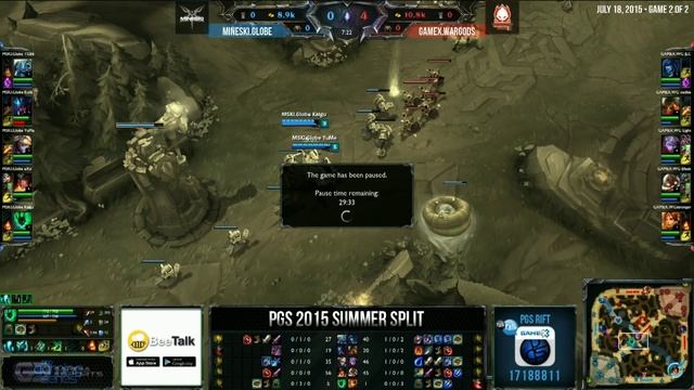PGS 2015 SUMMER SPLIT GROUP STAGE W9 - MSKI vs WG смотреть онлайн