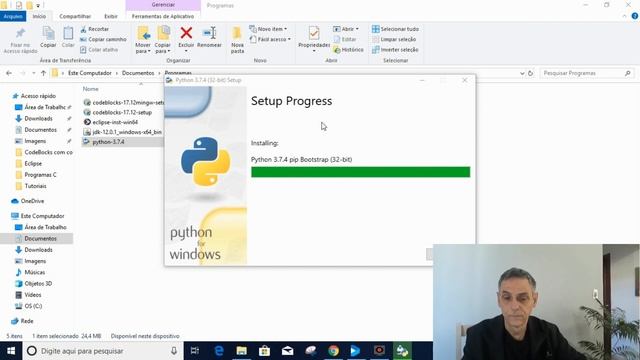 Instalando e testando o Python смотреть онлайн
