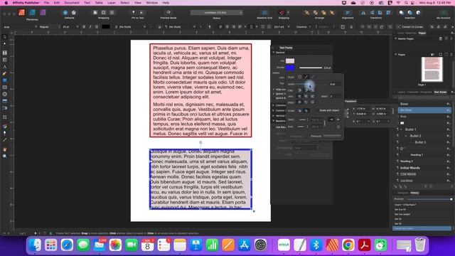 How to Add/Remove Borders & Fill on Text Boxes (Affinity Publisher) смотреть онлайн
