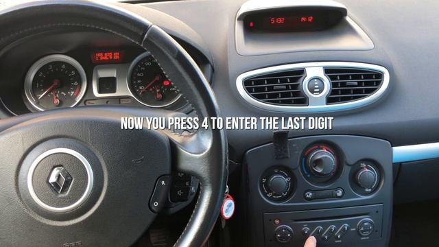 How to Enter a Renault Clio Radio Code? Easy and Fast! смотреть онлайн
