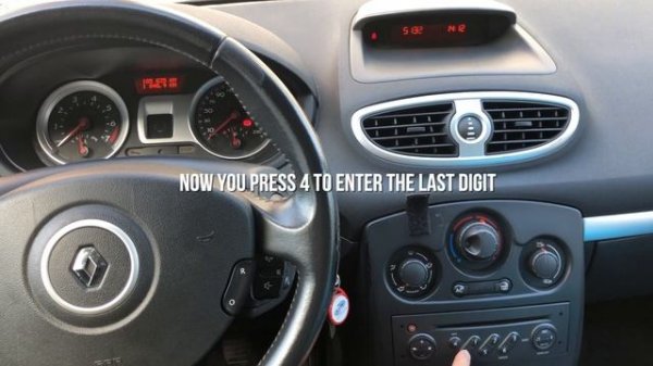 How to Enter a Renault Clio Radio Code? Easy and Fast!