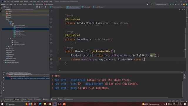 Spring Boot - ModelMapper смотреть онлайн