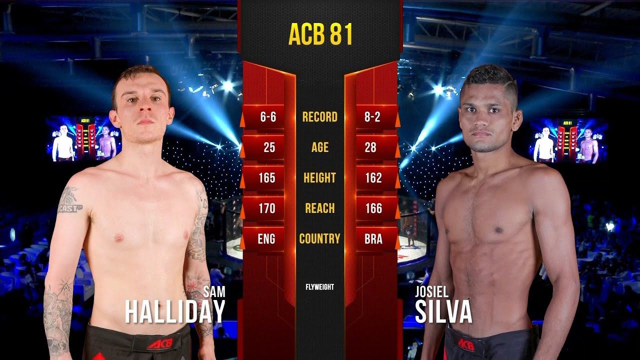 Сэм Холлидей vs. Джозиель Силва | Sam Halliday vs. Josiel Silva | ACB 81 смотреть онлайн