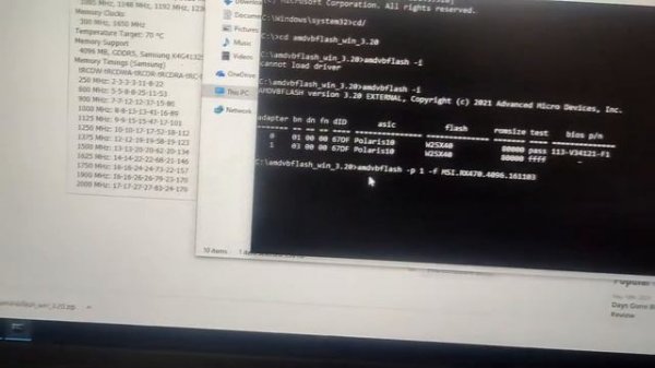 ERROR 0FL01   Error reading from rom   unknow bios เจอวิธีแก้แล้ว ต้องใช้การ์ดสองใบ