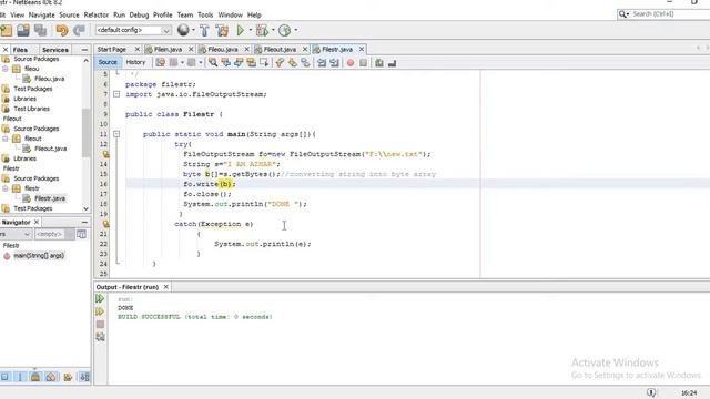 #12 File Hanling IN JAVA Tamil смотреть онлайн