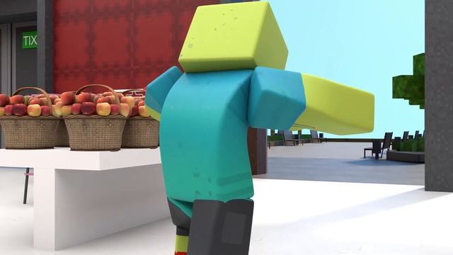 Monster School: Escape Zombie ♪ Minecraft Music Animation смотреть онлайн