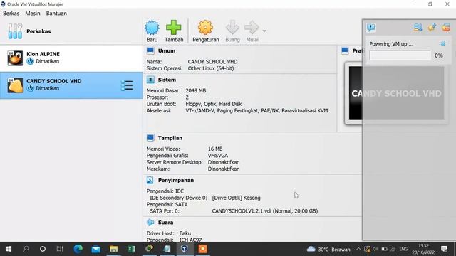 INSTALASI CANDY SCHOOL VHD X ALPINE LINUX смотреть онлайн