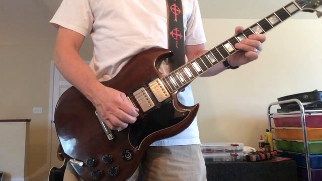 1974 Gibson SG Custom смотреть онлайн
