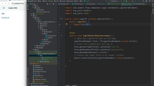 Java tutorial End to end browser testing with Vaadin TestBench part 15 смотреть онлайн