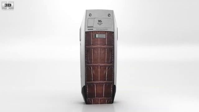 TAG Heuer Meridiistt Stainless Steel Brown Alligator by 3D model store Humster3D.com смотреть онлайн