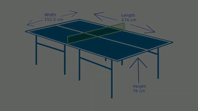 Table Tennis Measurement in hindi | Table Tennis Court Size | Cartoon Sports смотреть онлайн