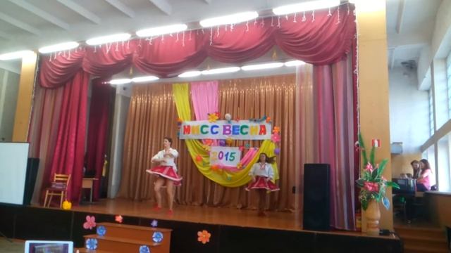 Классный танец на "мисс весна" хуторянка потап и Настя Каменских смотреть онлайн