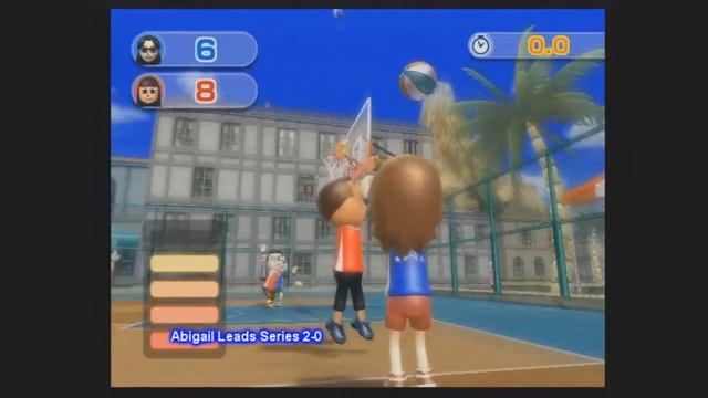 Let's Play Wii Sports Resort Basketball - Abigail vs. Lisa (6 games in 9 minutes) смотреть онлайн
