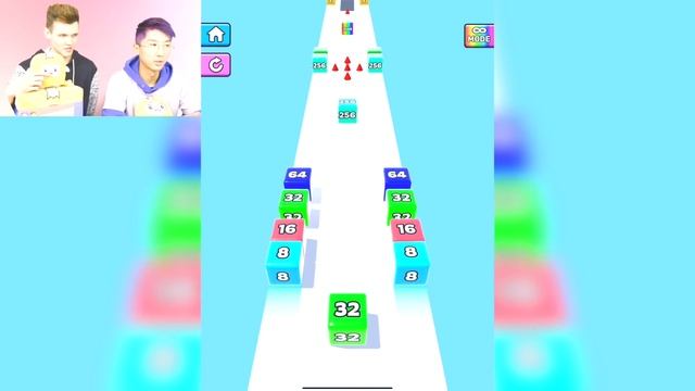 NOOB vs PRO vs HACKER In JELLY RUN 2048!? (MAX LEVEL 2048!) смотреть онлайн
