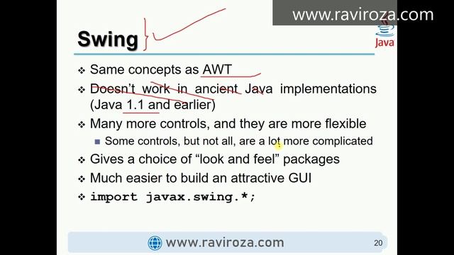 Java Part-58 | AWT and Swing Components (Gujarati) смотреть онлайн