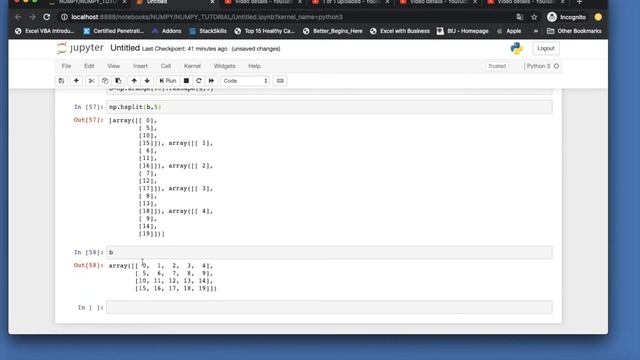 Numpy Complete Tutorial For Machine Learning |Numpy vsplit & hsplit Tutorial|Part:17 смотреть онлайн