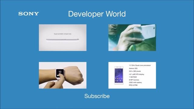 Sony SmartWatch 3 & Z3 смотреть онлайн