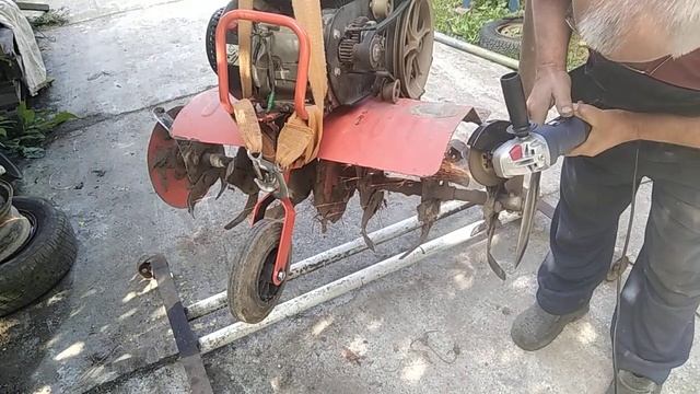 Заточка фрезы мотокультиватора смотреть онлайн