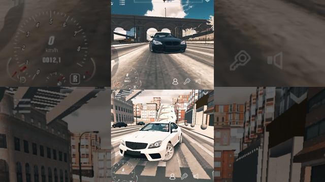 Bmw m5 e60 vs Mersedes c63 AMG crash Test Car parking Multiplayer #Bmw #Mersedes #cpm смотреть онлайн