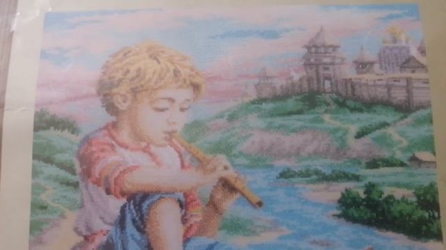 51. Вышивка бисером набора от "Золотых ручек" Волшебная свирель. смотреть онлайн