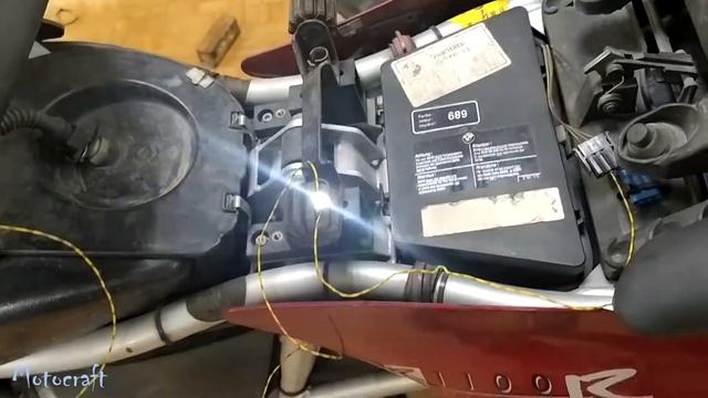 BMW R1100 чтение и стирание ошибок ABS смотреть онлайн