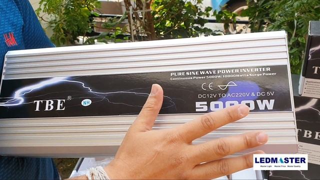 อินเวอร์เตอร์ Inverter pure sine wave 5000W 12V เเปลงไฟรถยนต์เป็นไฟบ้าน смотреть онлайн
