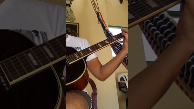 Love - John Lennon cover with Epiphone EJ-160 смотреть онлайн